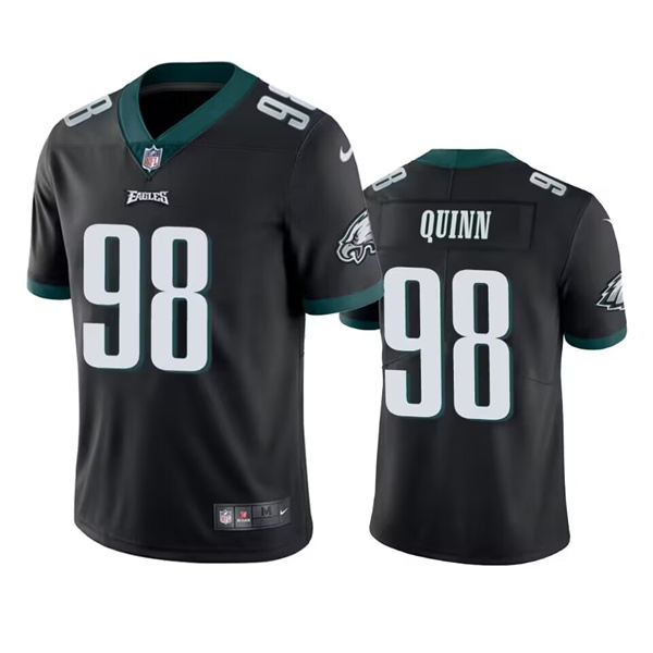 Men's Philadelphia Eagles #98 Robert Quinn Black Vapor Untouchable Limited Stitched Jersey